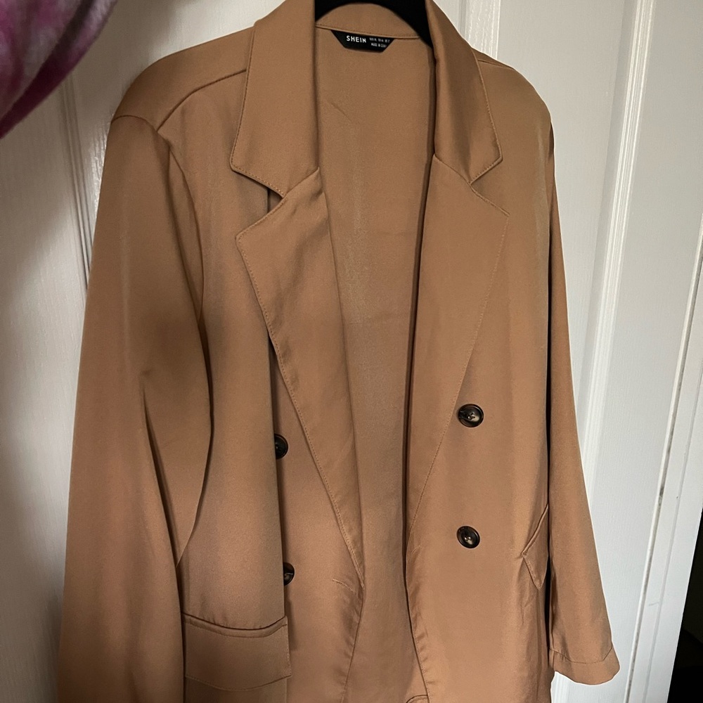 Nude blazer from Shein